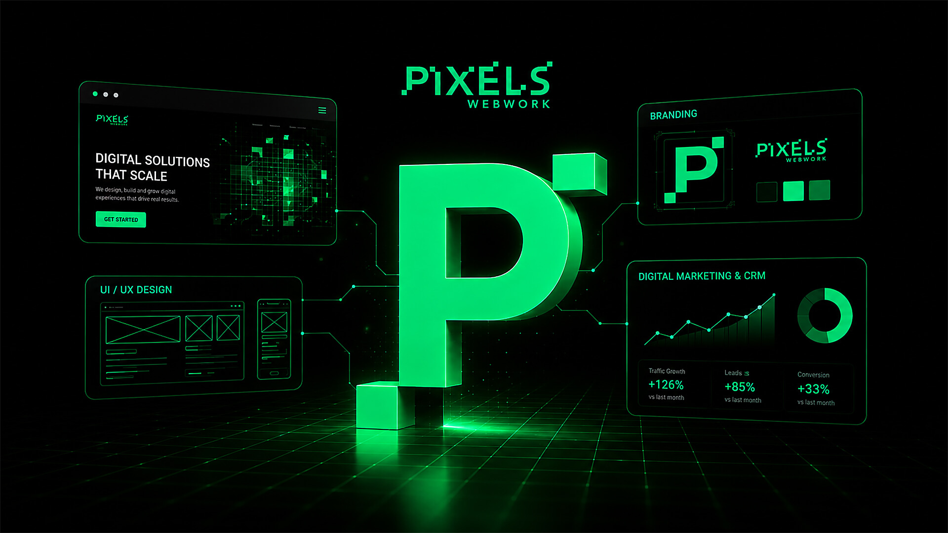 Web Design & Digital Marketing Agency in Hyderabad | Pixels WebWork